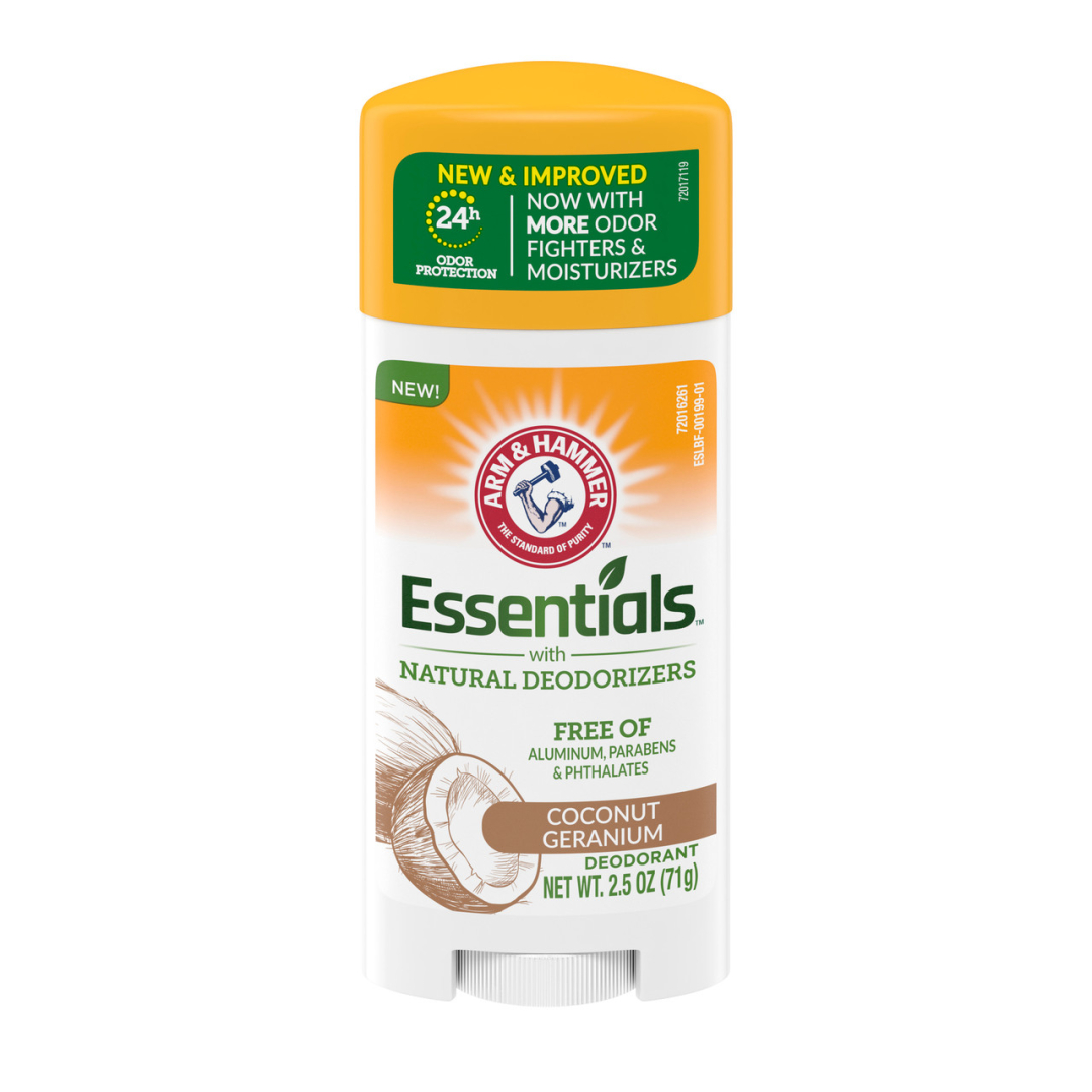 Натуральний дезодорант Arm & Hammer Essentials with Natural Deodorizers Coconut Geranium, 71 г