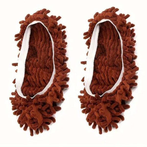 Бахіли на ноги з мікрофібри кофейні