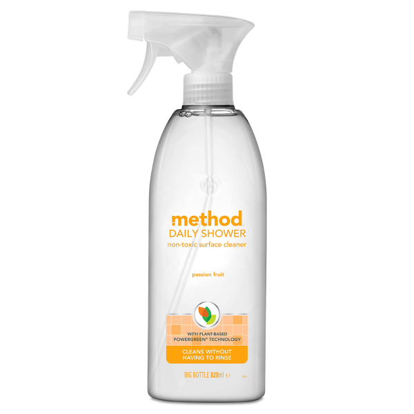 Засіб для чищення та миття душової кабіни method daily shower cleaner - passion fruit, 828 мл
