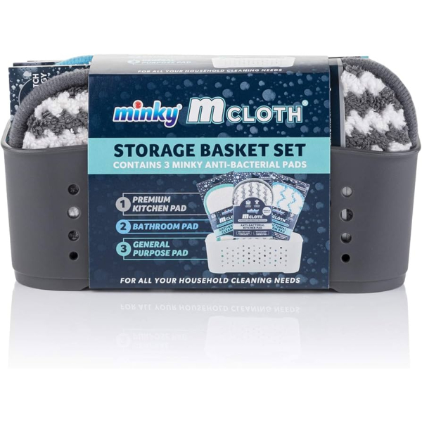 Набір пад для кухні + пад вани + пад універсальний + органайзер Minky Mcloth® Storage Basket