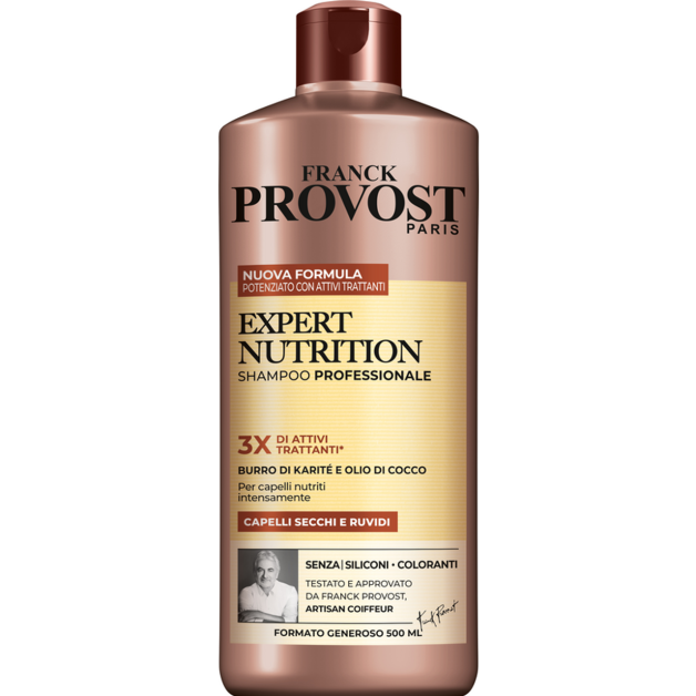 Професійний шампунь живильний для сухого волосся Expert Nutrition Franck Provost, 500 мл