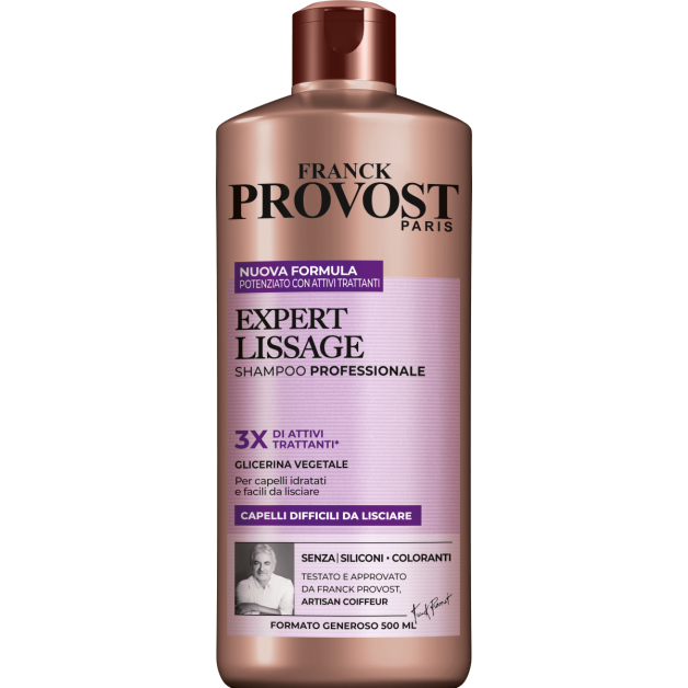 Професійний шампунь для кудрявого волосся Expert Lissage Franck Provost, 500 мл