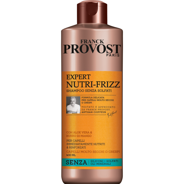 Професійний живильний шампунь для сухого волосся Expert Nutri-Frizz Franck Provost, 400 мл