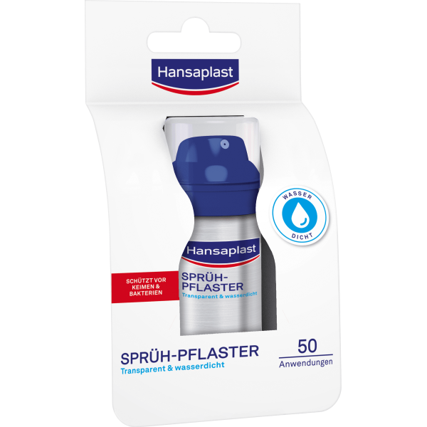 Пластир-спрей, аерозольний пластир 32,5 мл Hansaplast Sprühpflaster Transparent Spray