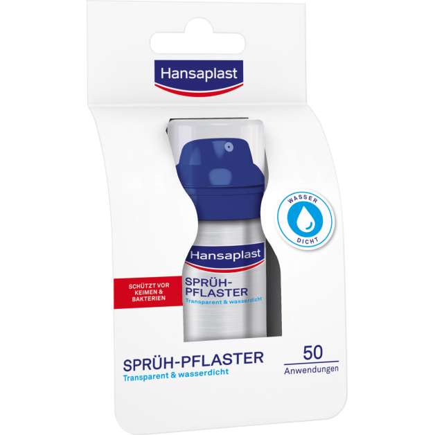 Пластир-спрей, аерозольний пластир 32,5 мл Hansaplast Sprühpflaster Transparent Spray