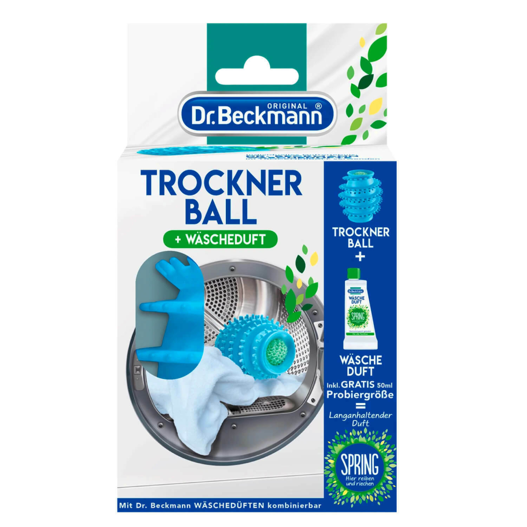 Куля для сушильної машини + ароматизатор для білизни Dr. Beckmann Trocknerball + Wäscheduft, 1 шт