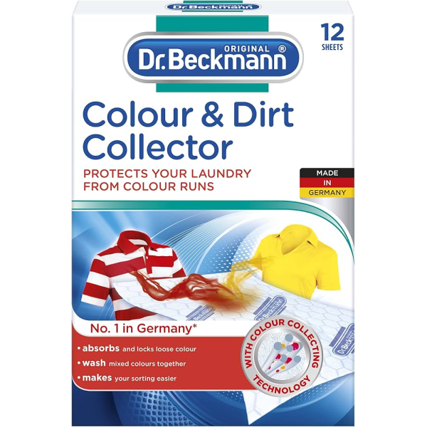 Серветки проти передачі кольорів Dr. Beckmann Пастка для бруду та кольору, 12 шт