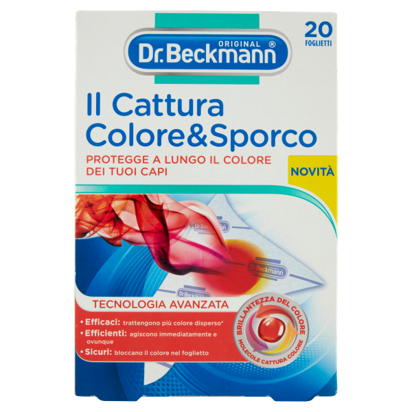 Серветки-пастки для прання кольорових речей Dr.Beckmann 20 шт
