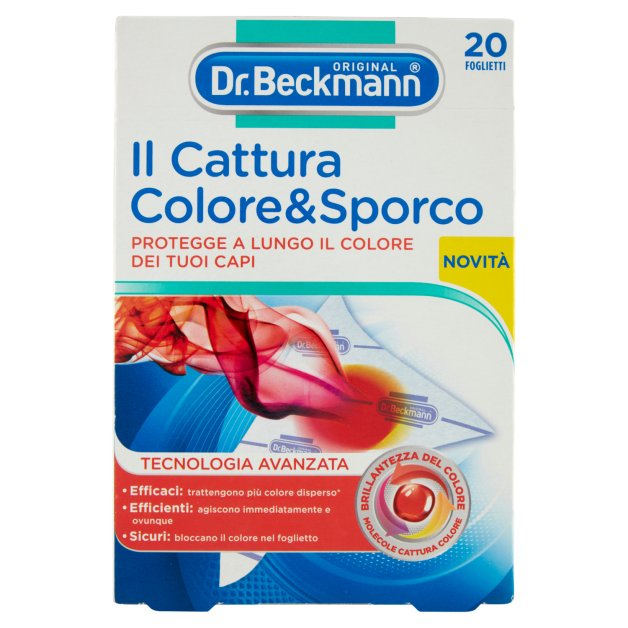 Серветки-пастки для прання кольорових речей Dr.Beckmann 20 шт
