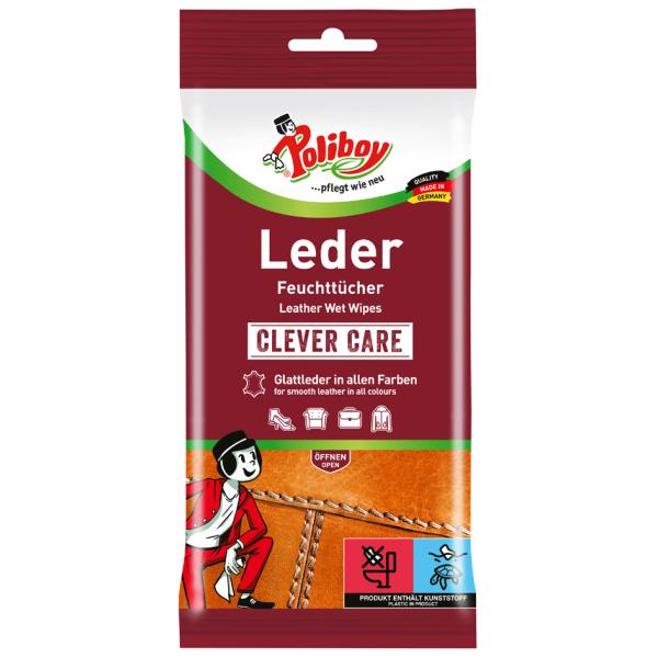 Серветки для шкіряних виробів Poliboy, 20 шт