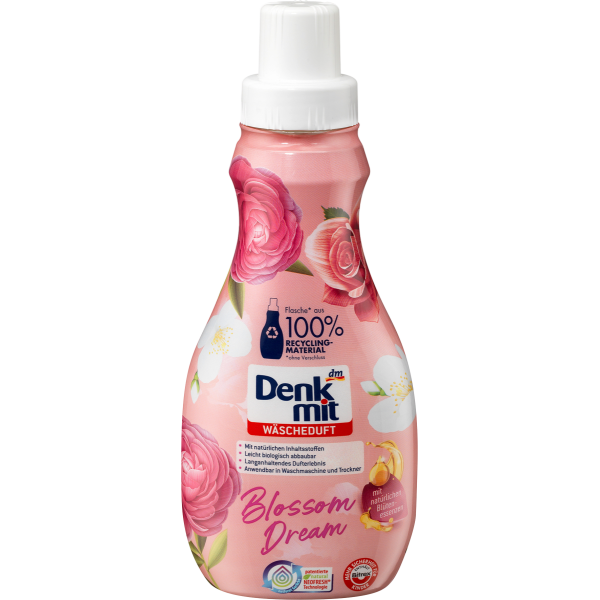 Кондиціонер для прання парфумований квіткова мрія Denkmit Blossom Dream, 400 мл