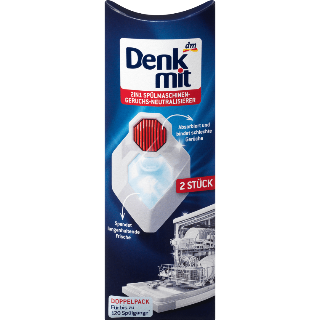 Освіжувач для посудомийної машини Denkmit Spülmaschinen-Deo 2in1 Geruchs-Neutralisierer, 2 шт