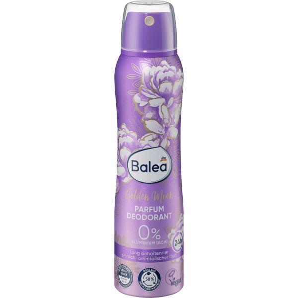Парфумований дезодорант Золотий місяць Balea 150мл 