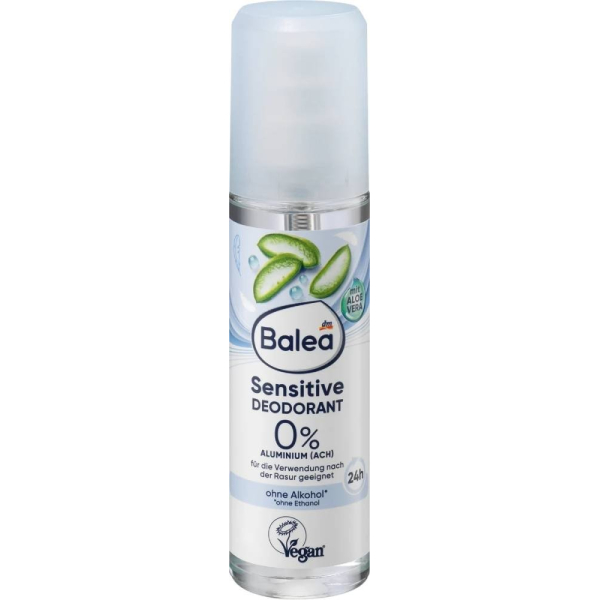 Дезодорант - антиперспірант СПРЕЙ Balea Sensitive mit Aloe Vera, 75 мл