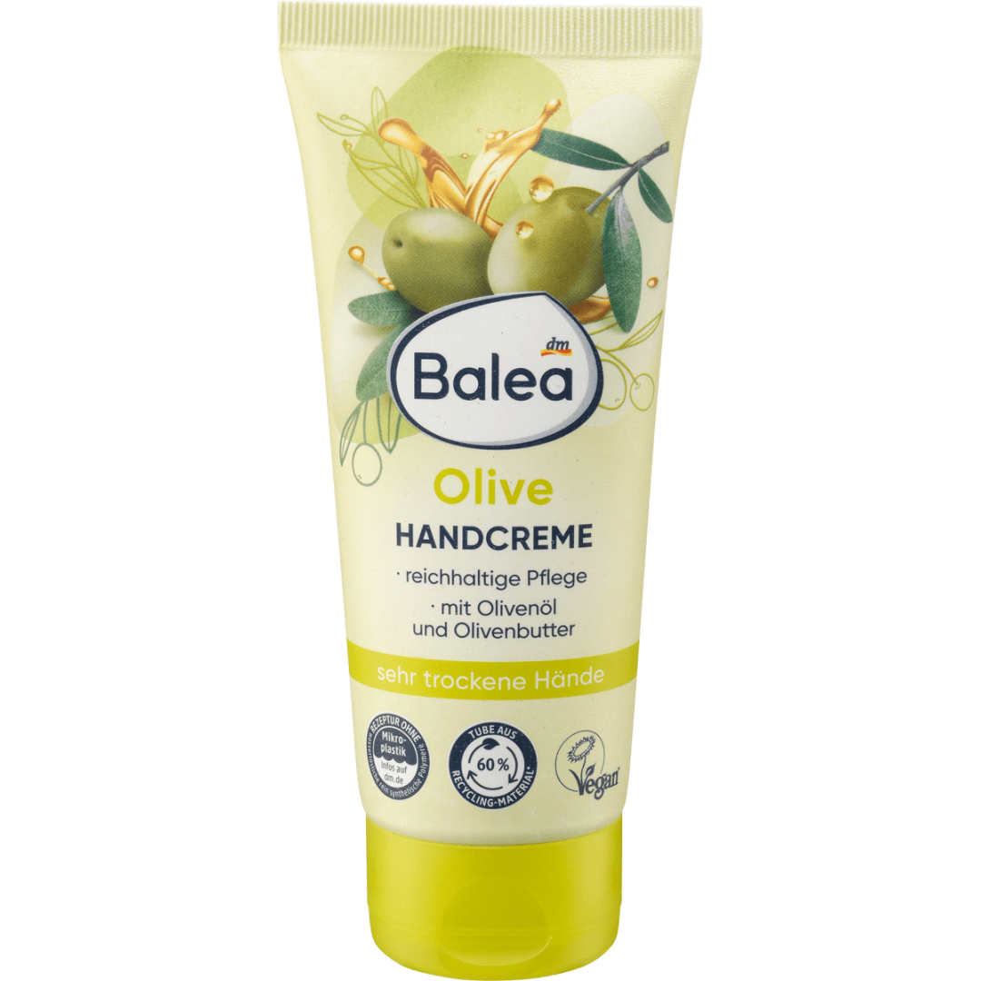 Balea Крем для рук Олива, для сухої шкіри, 100 мл. Handсreme Olive