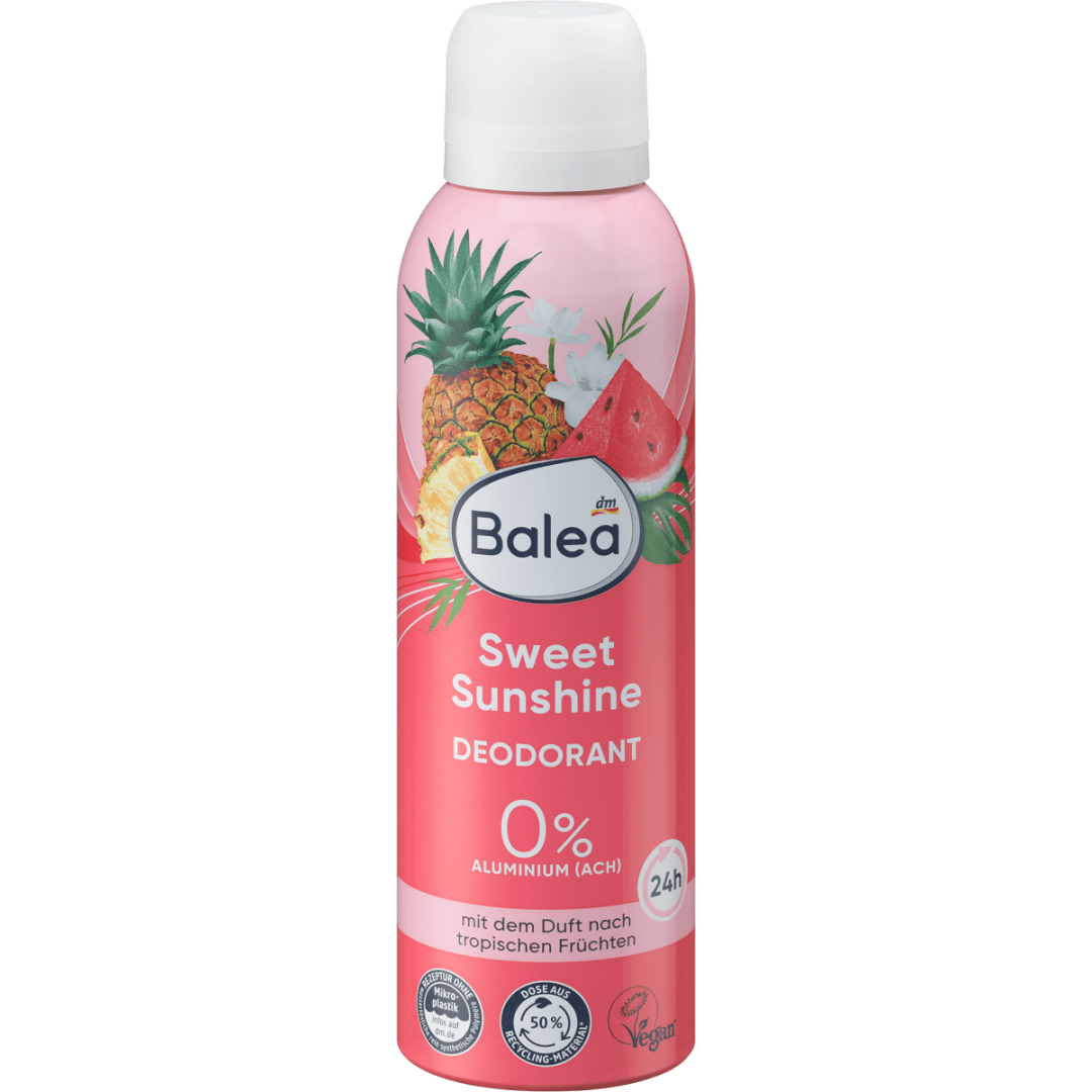 Дезодорант Balea Sweet Sunshine з ароматом тропічних фруктів, 200мл