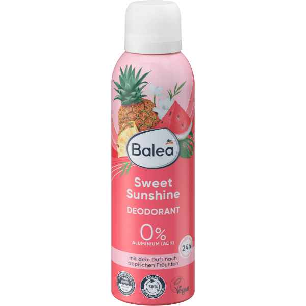 Дезодорант Balea Sweet Sunshine з ароматом тропічних фруктів, 200мл