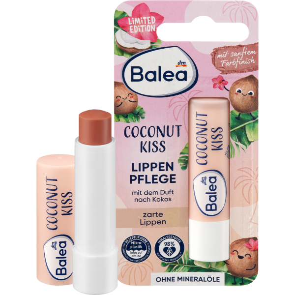 Бальзам для губ Balea Coconut Kiss, 4.8 г