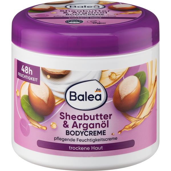 Зволожуючий крем для тіла Balea Sheabutter & Arganol 500мл