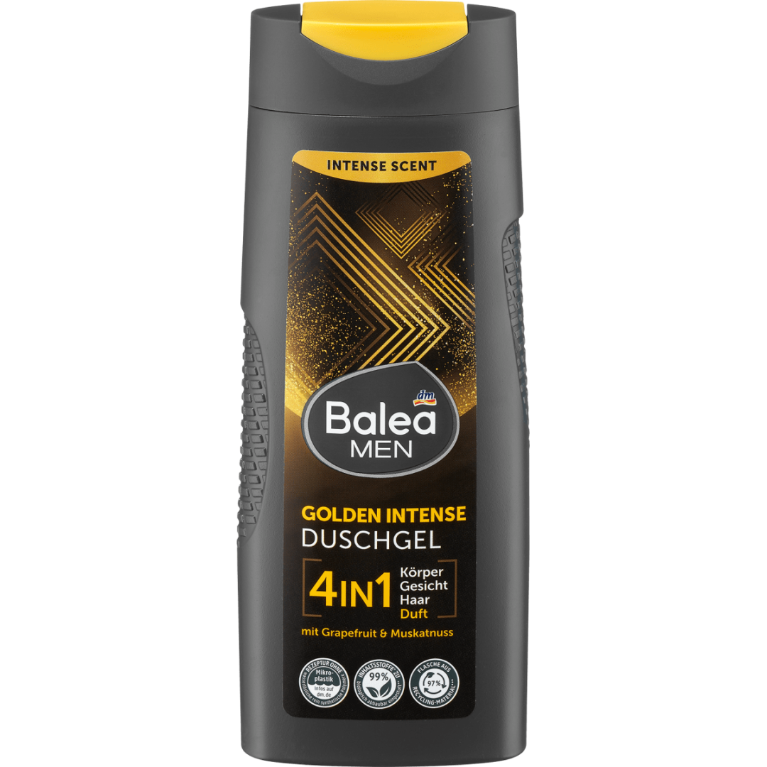 Гель для душу Balea MEN Duschgel Golden Intense 4in1, 300 мл