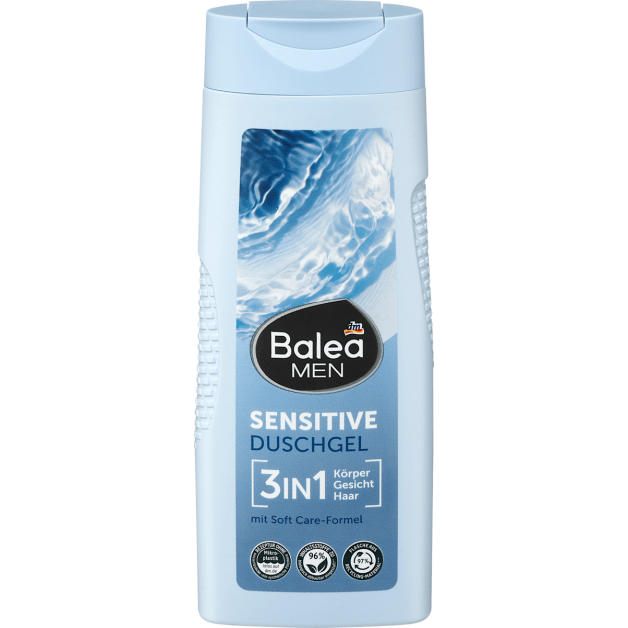 Гель для душу Balea men Duschgel Sensitive 3in1, 300 мл