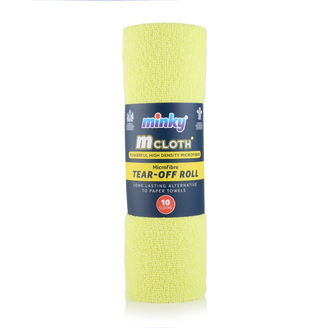 Універсальна мікрофібра відривна в рулоні Minky Cloth Microfibre Tear-off Roll, 10 шт