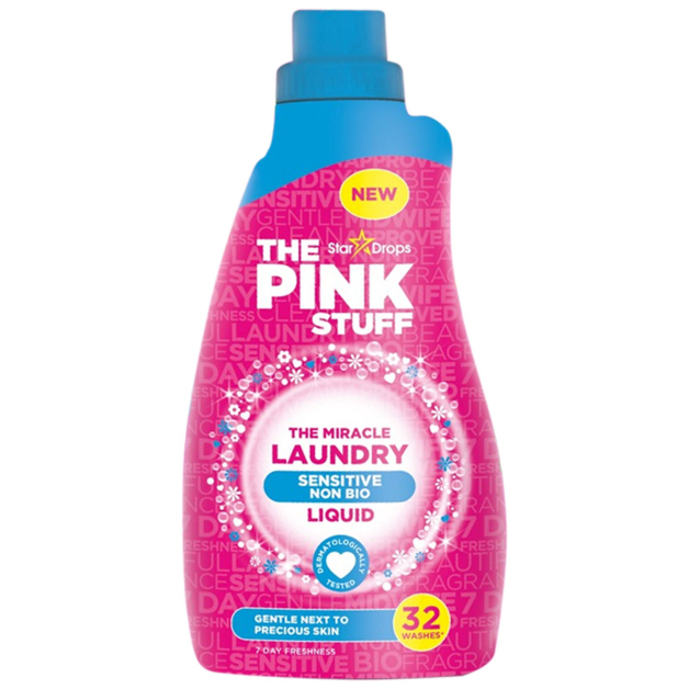Гіпоалергенний універсальний гель для прання The Pink Stuff, 30 прань, 960 мл