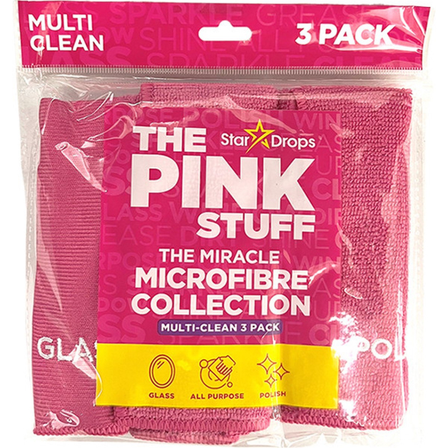 Мікрофібра комплект 3шт 30x30см The Pink Stuff 