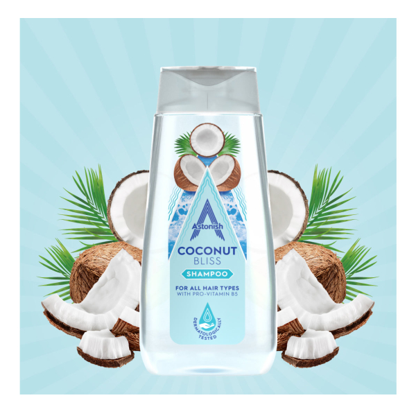 Шампунь для волосся Astonish Кокос 400 мл