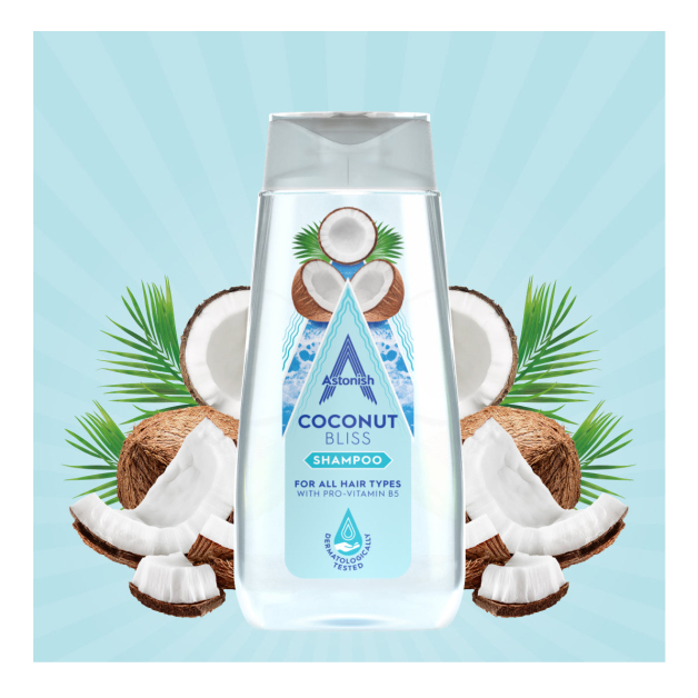Шампунь для волосся Astonish Кокос 400 мл