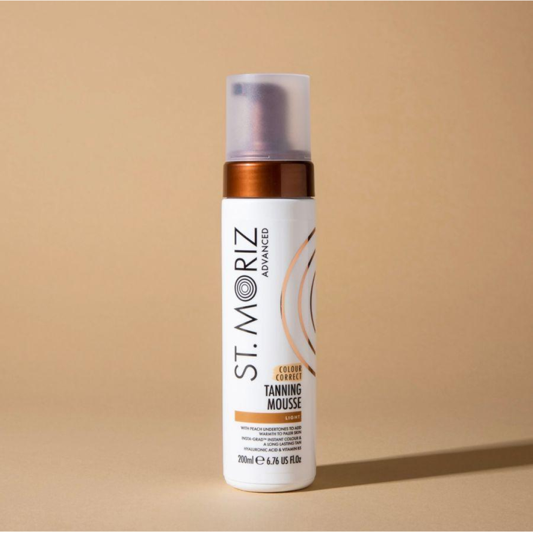 Автобронзат-Мус для світлої шкіри St Moriz Advanced Colour Correcting Mousse Light 200ml