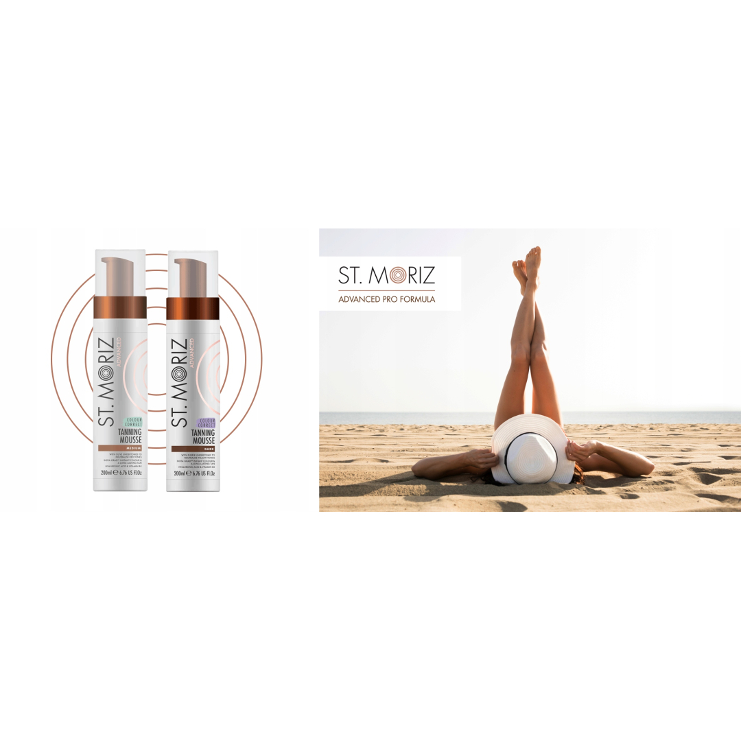 Автобронзат-Мус для середньої шкіри St Moriz Advanced Colour Correcting Mousse Medium 200ml