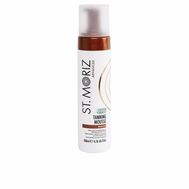 Автобронзат-Мус для середньої шкіри St Moriz Advanced Colour Correcting Mousse Medium 200ml
