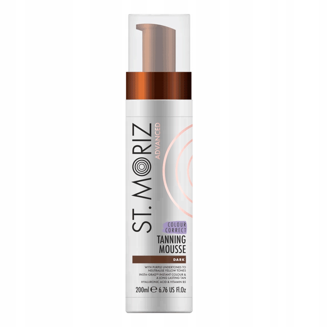 Автобронзат-Мус для темної шкіри St Moriz Advanced Colour Correcting Mousse Dark 200ml