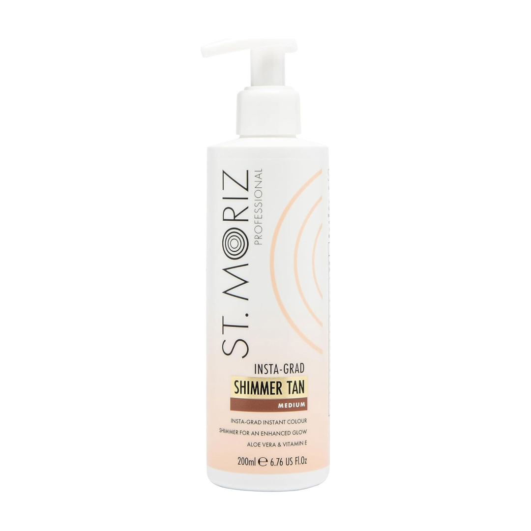 Засіб для легкої засмаги з ефектом шимеру St Moriz Professional Insta-Grad Shimmer Tan 200 мл