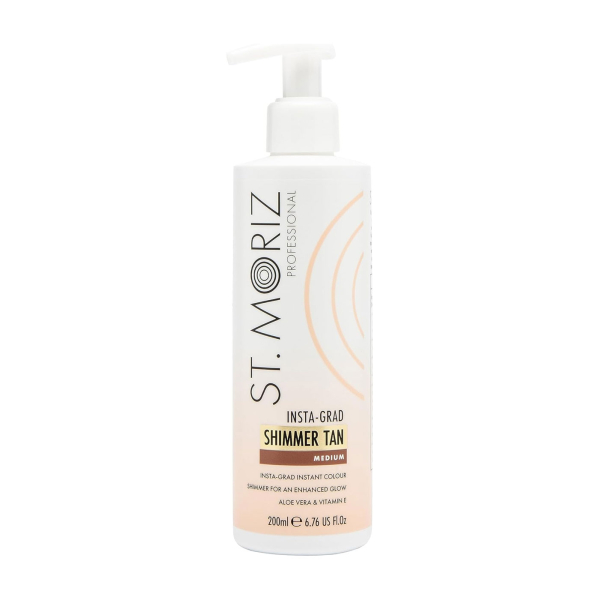 Засіб для легкої засмаги з ефектом шимеру St Moriz Professional Insta-Grad Shimmer Tan 200 мл