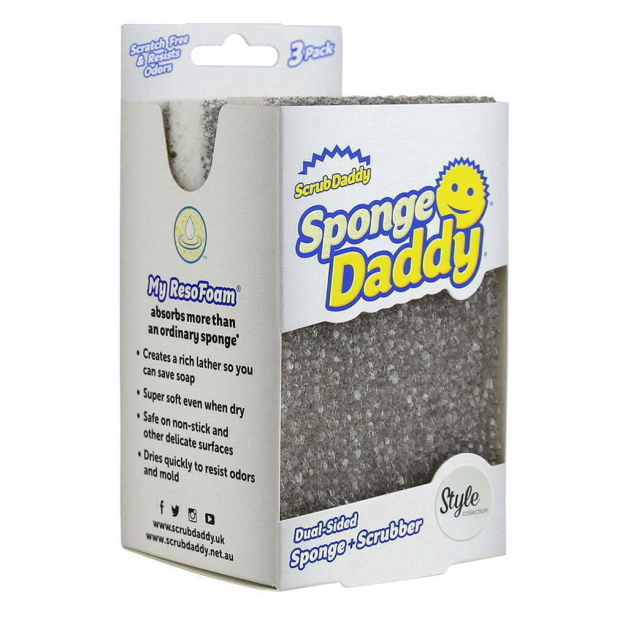 Губка для прибирання універсальна Sponge Daddy Style Collection, 3 шт