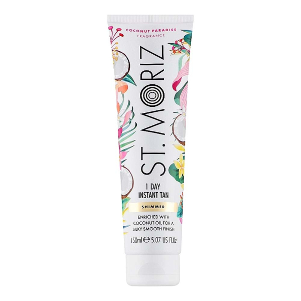 Бронзатор з легким ефектом засмаги St Moriz Shinner 1 Day Tan Coconut Paradise, 150 мл