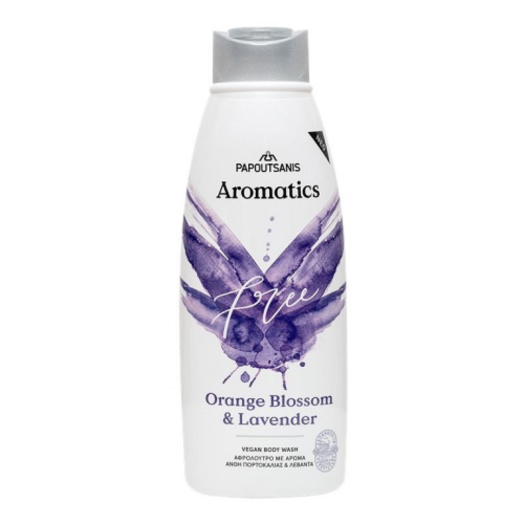 Гель для душу Aromatics Vegan Free лаванда та квіти апельсину 600 мл