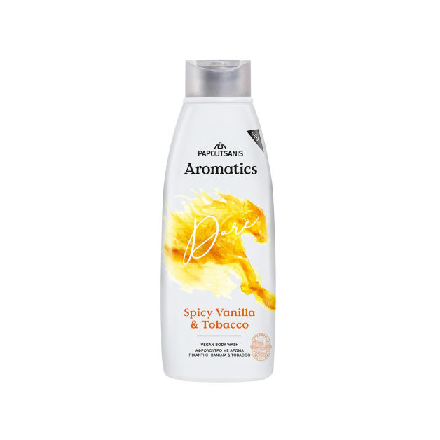Гель для душу пряна ваніль та табак Aromatics Dare Vegan Body Wash Spicy Vanilla & Tobbacco, 600 мл
