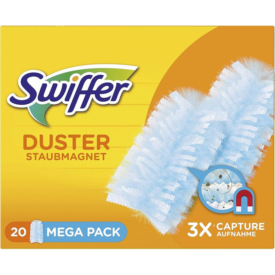 ЗАПВАСКА для магниту для пилу піпідастру Swiffer Duster Staubmagnet 20 шт