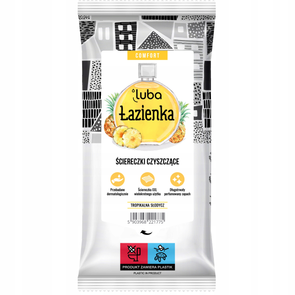 Серветки для прибирання Luba Comfort Ванної кімнати 32 шт