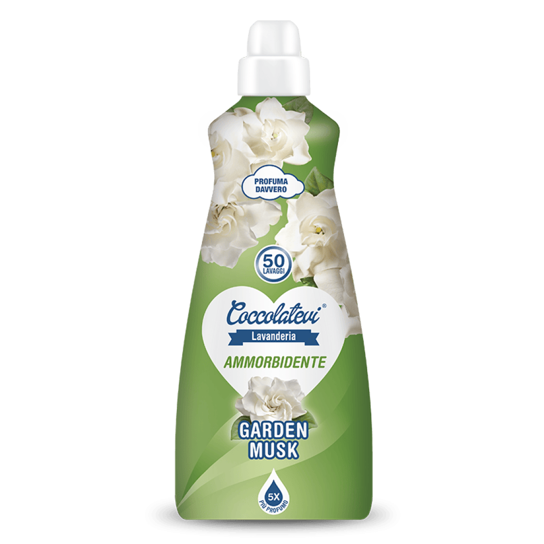Кондиціонер для прання Coccolatevi Ammorbidente Garden Musk, (50 прань), 1,25 л 