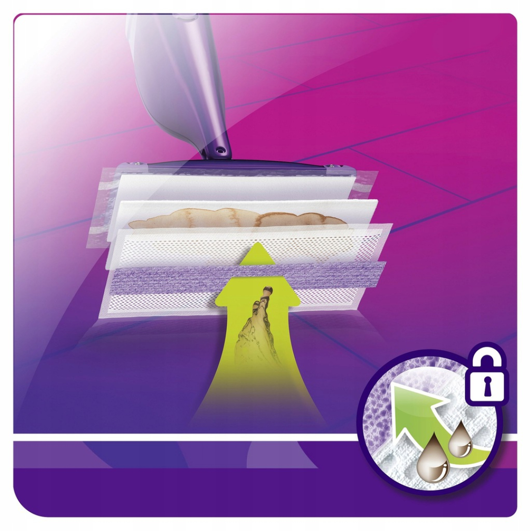 Змінні серветки Swiffer тільки для швабри на батарейках Wet Jet, 20 шт