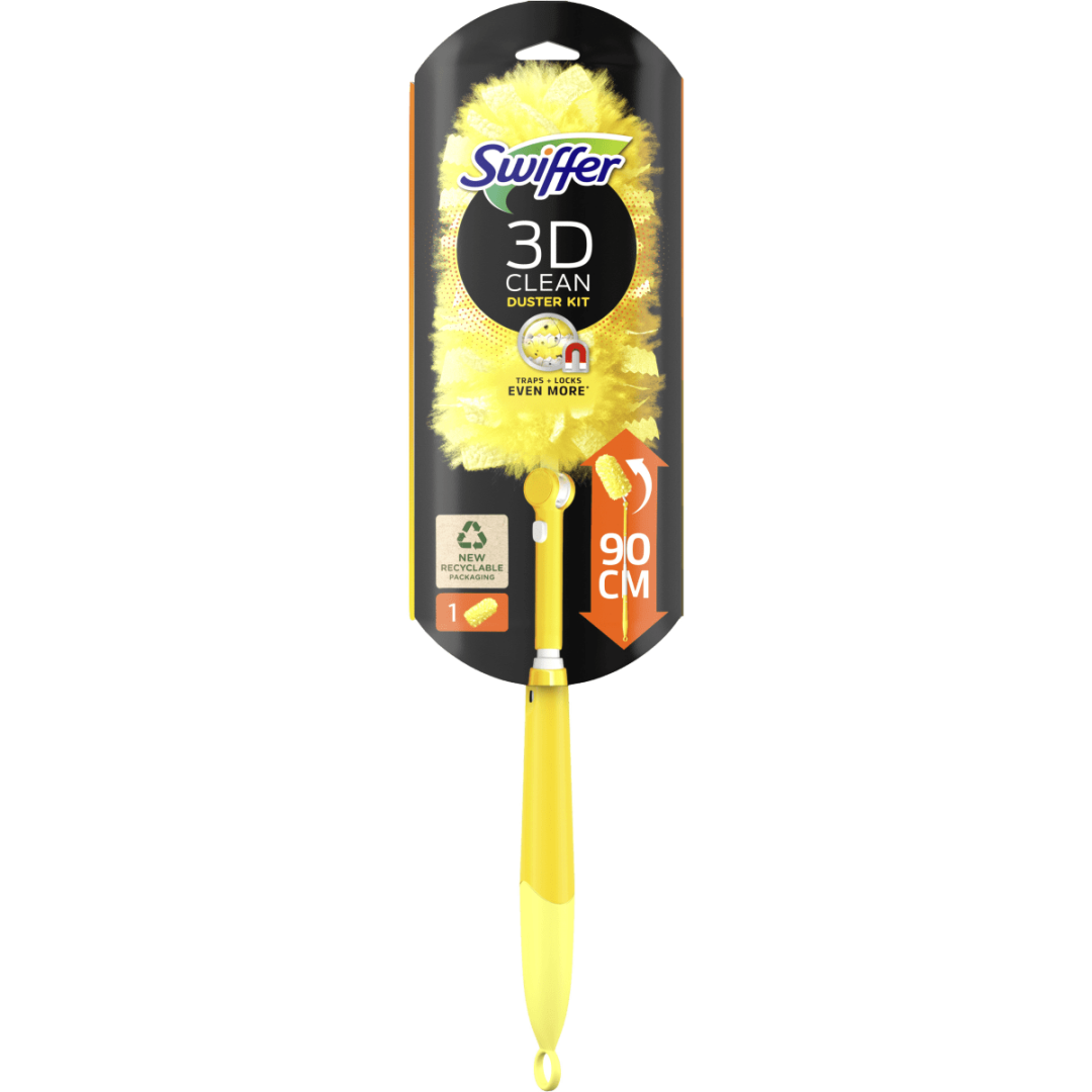 Піпідастр швабра магнит від пилу SWIFFER 3D DUSTER KIT XXL + 1 шт запаска