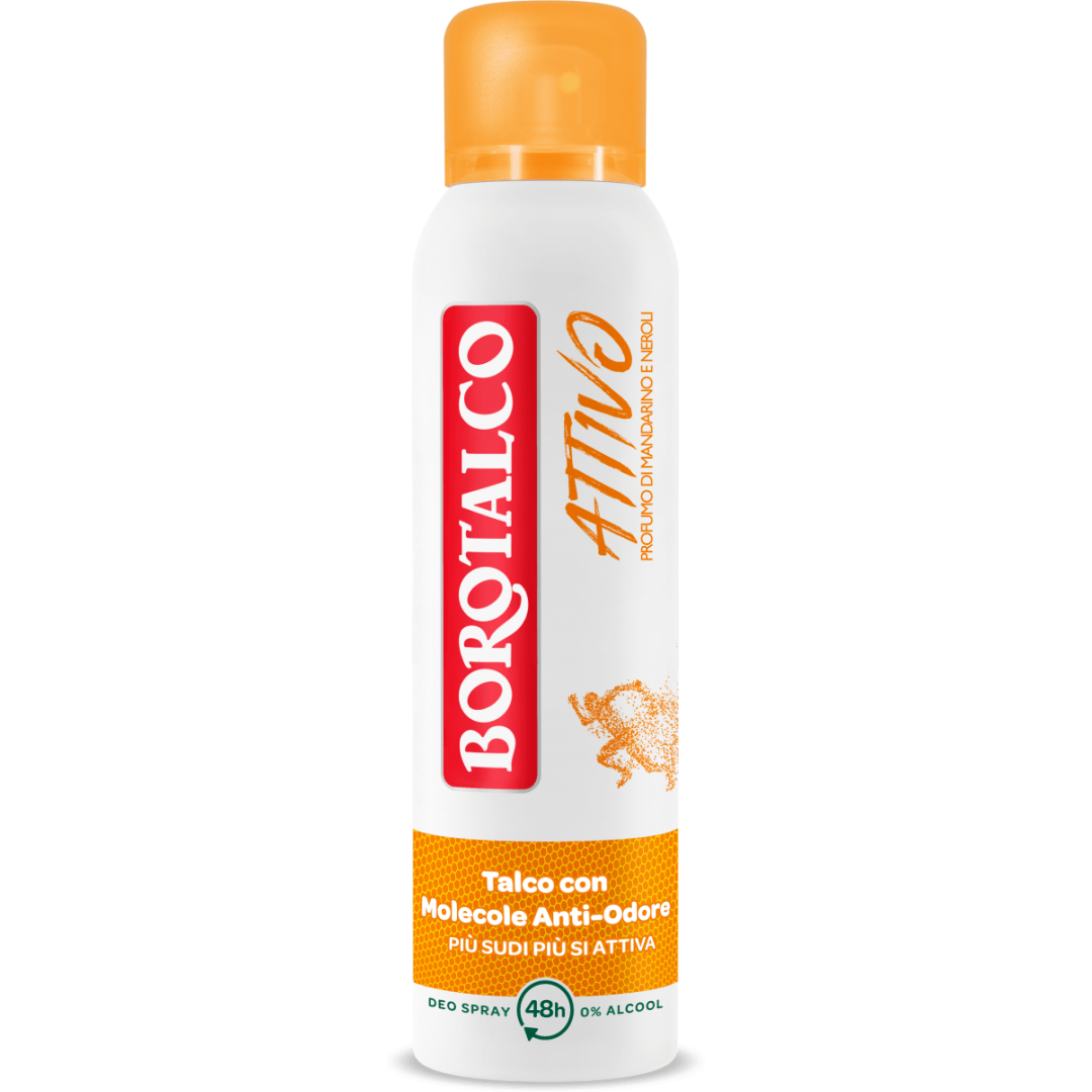 Дезодорант для тіла спрей borotalco deo att.aranc.spr, 150 мл