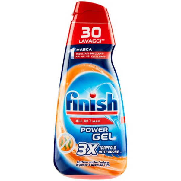 Гель для миття посуду в посудомийній машині Finish Power Gel All in 1 Max, 600 мл