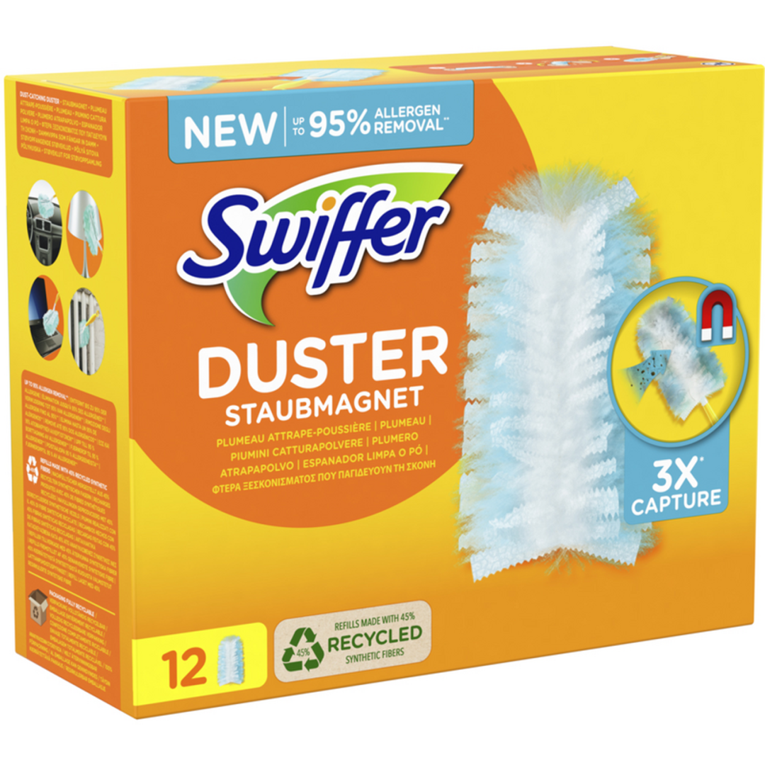 ЗАПАСКИ до магниту для пилу, піпідстра Swiffer Duster Staubmagnet, 12 шт