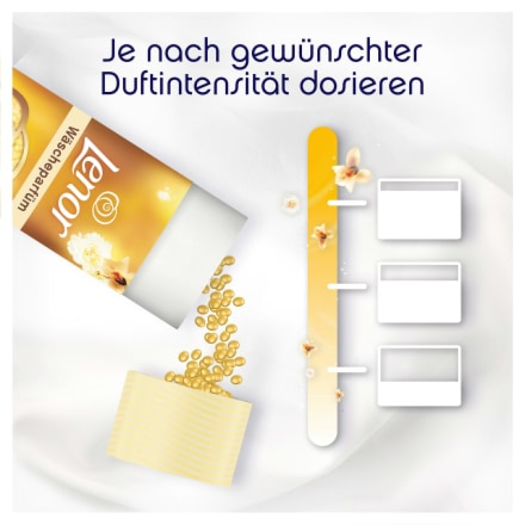 Парфум для білизни у гранулах Lenor золота орхідея Wäscheparfüm goldene Orchidee  160 г.