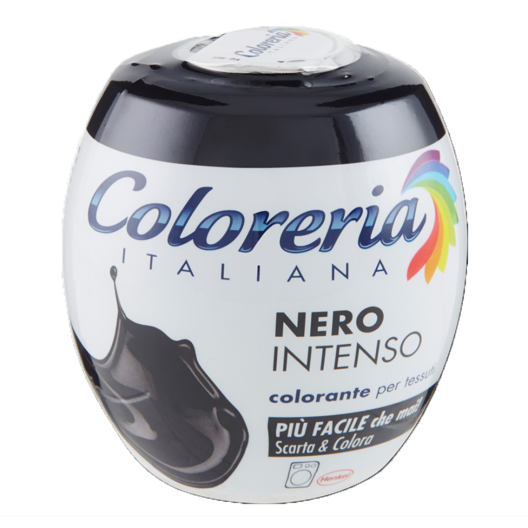 Фарба для одягу інтенсивний чорний Coloreria Italiana nero intenso, 350 г